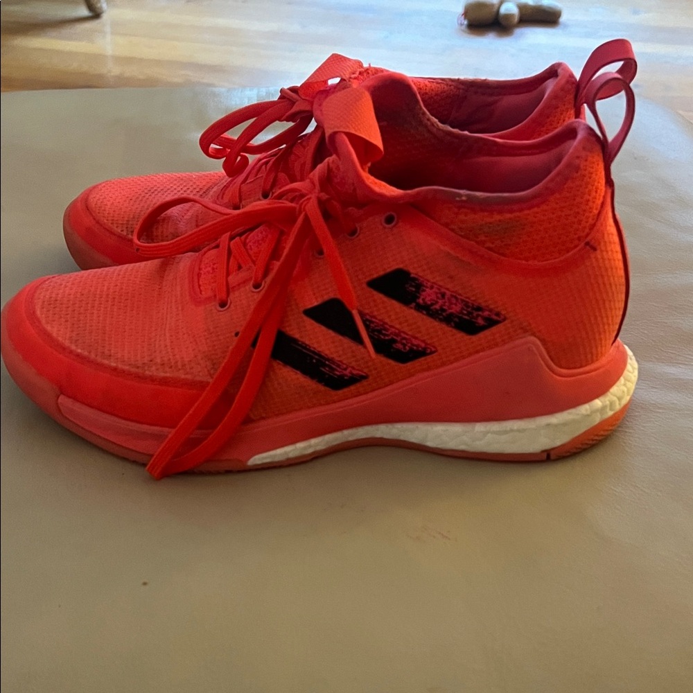 adidas Red/orange Indoor Field Hockey Athletic Shoes